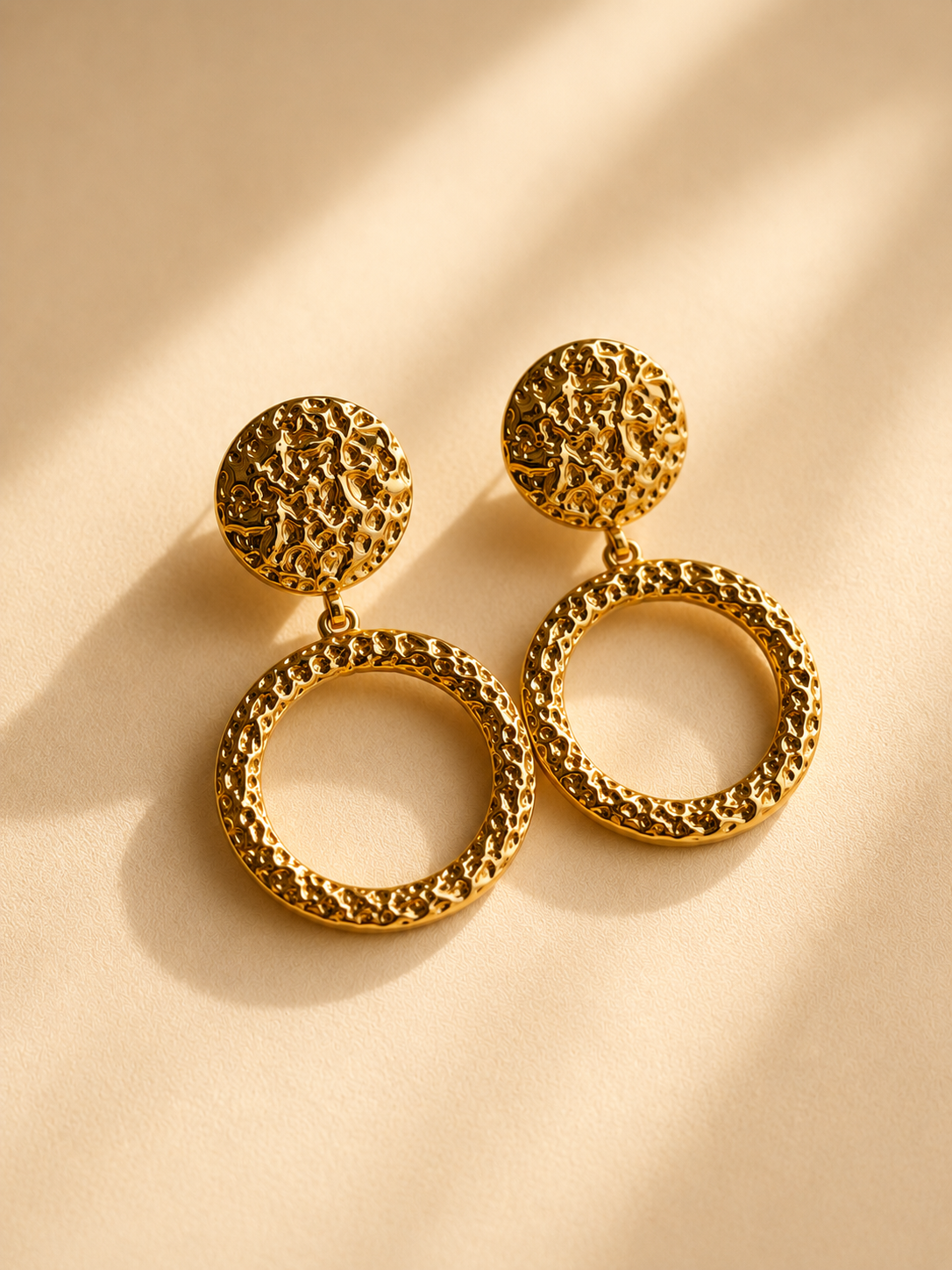 Gold Plated Anti tarnish Gold Hoop earrings