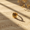 Gold Plated Anti Tarnish Chunky Basket Weave Ring