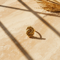 Gold Plated Anti Tarnish Coil Spiral Ring