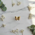 Gold Plated Anti Tarnish Butterfly Ring